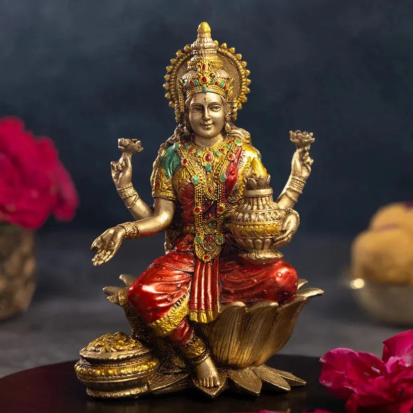 Goddess Lakshmi Devi Idol (7 inch )