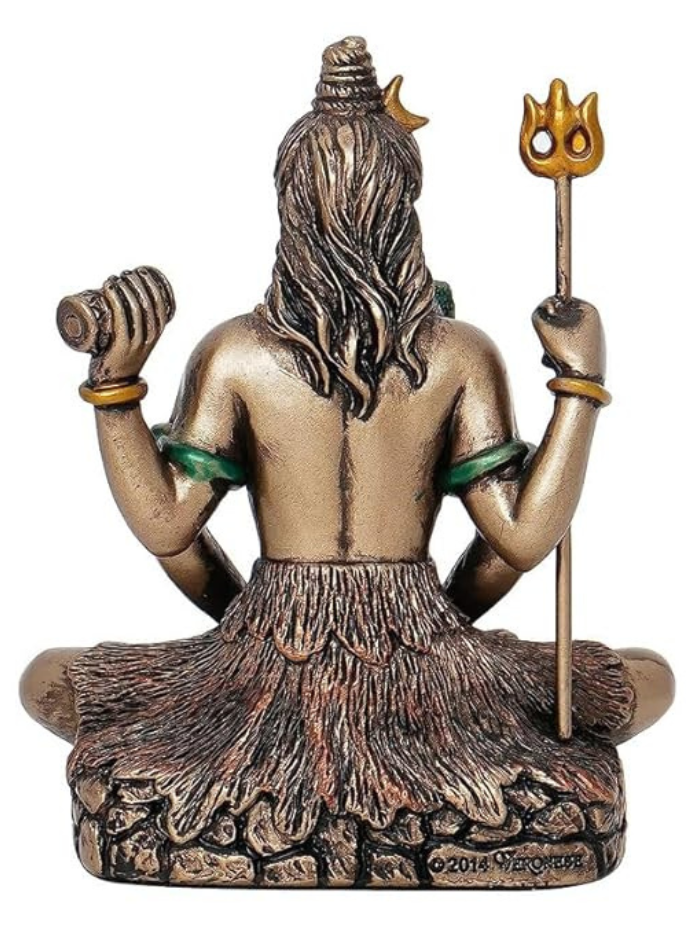 Lord Shiva Dhyana Mudra Murti | Antique Finish