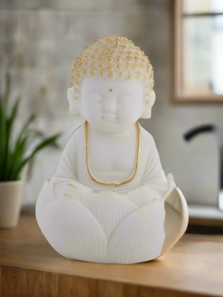 Cute Buddha Figurines Set of 2